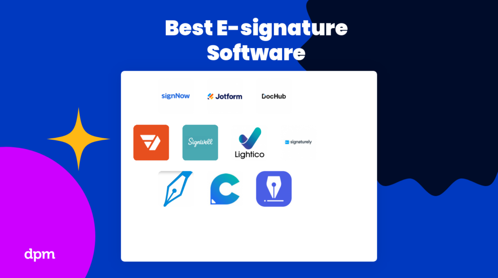 Best Best E signature Software logos 43812